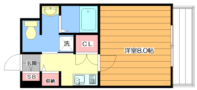 ヒルサイドハウス源 間取り図