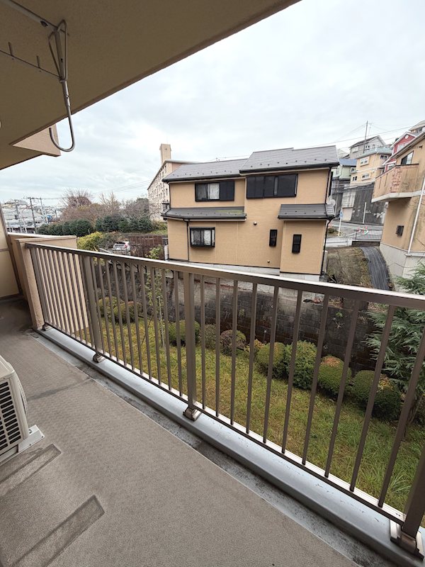 公田ハイツ4号棟 ベランダ