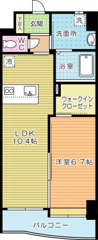 レジナスイート田町 303号室 間取り