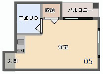 プチフラット千里山 間取り