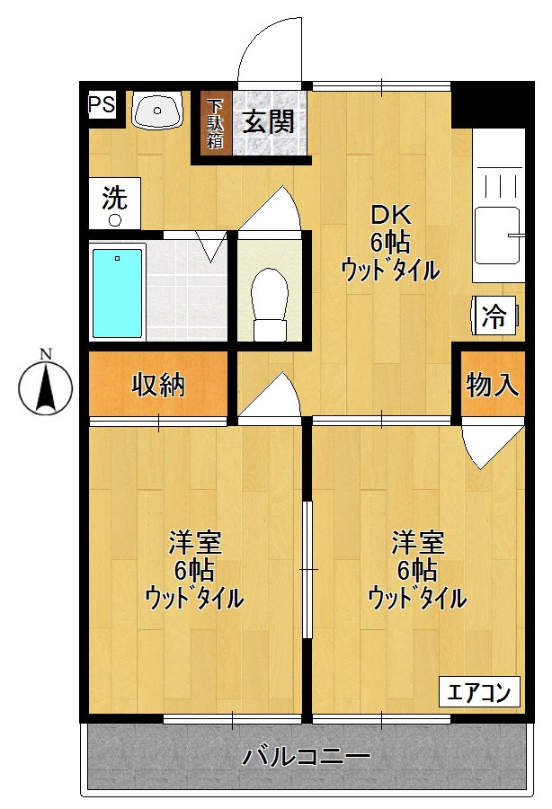 ハイライズＫＩ 301号室 間取り
