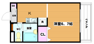 ソキウス山手町 間取り