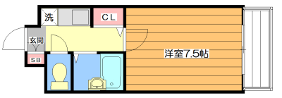 ドルチェ山手壱番館 間取り図