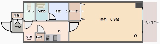 ガーデンビュー円山(女性専用) 間取り