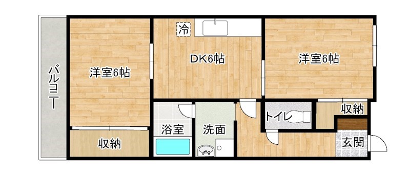 ルミエールＫＹⅠ 402号室 間取り