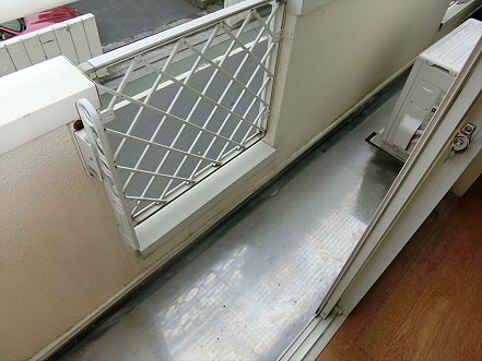 ハイツムサシノ8号棟 ベランダ