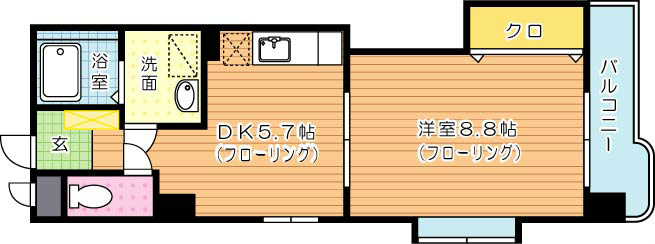 アーバンハイツ南台 間取り