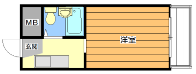 ゼウス千里山 間取り図