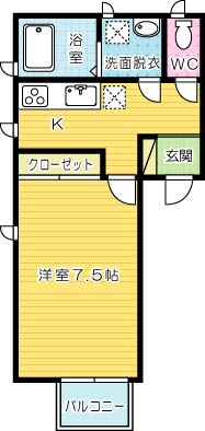 ハイツ光の風 間取り図