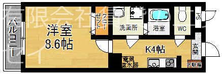 マジョーネ奈良 間取り図