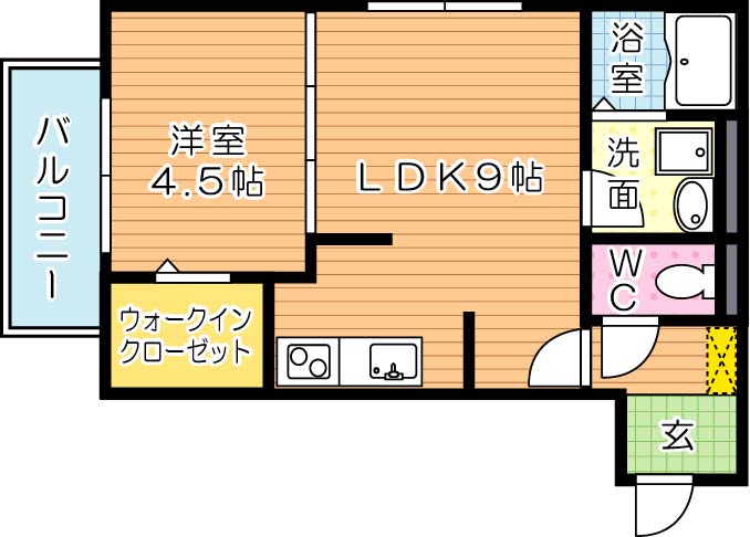 メゾンプランタニエールドゥ 間取り