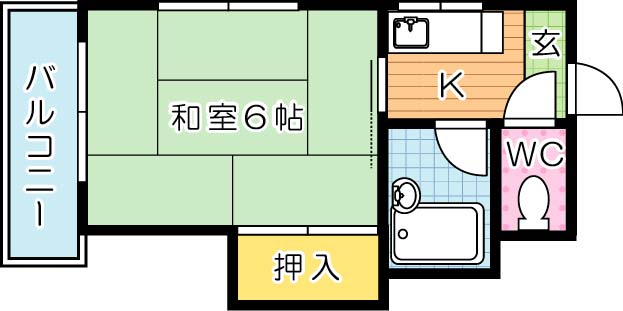 シャトレ菅原Ⅱ 間取り図