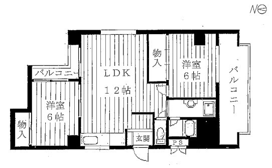 グランドール江戸堀 間取り