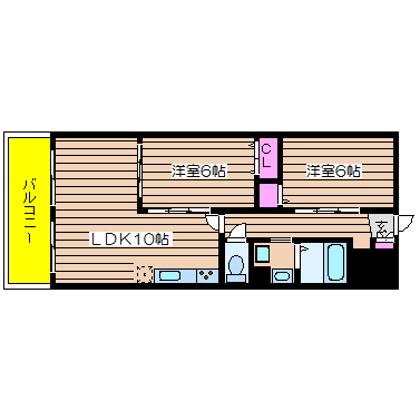 大阪府大阪市西区西本町２丁目 間取り