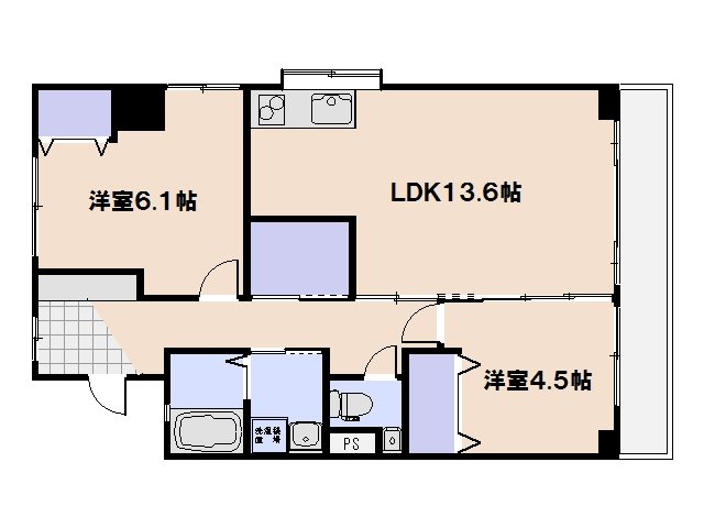 和田マンション 101号室 間取り