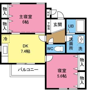 ハピネスシミズ 間取り