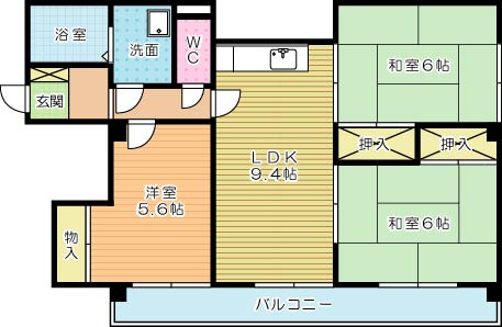 サージュ片野 間取り図