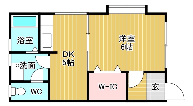 豊福ハイツ 102号室 間取り