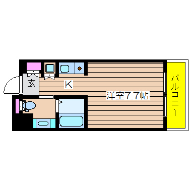 グランツ西大橋 間取り