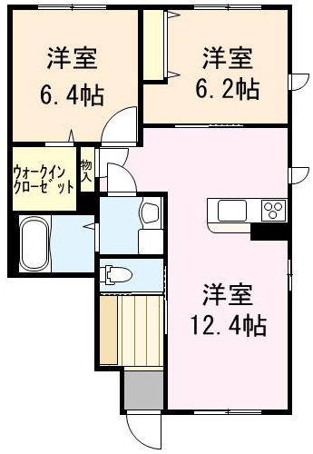 Or Comfort Ⅰ 101号室 間取り