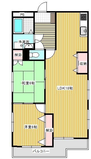第一葵マンション 205号室 間取り
