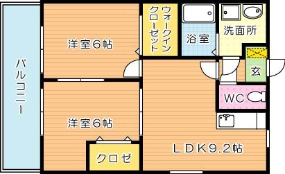 LEONE黒崎南（レオーネ黒崎南） 201号室 間取り