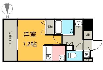 愛知県名古屋市東区泉１丁目 間取り