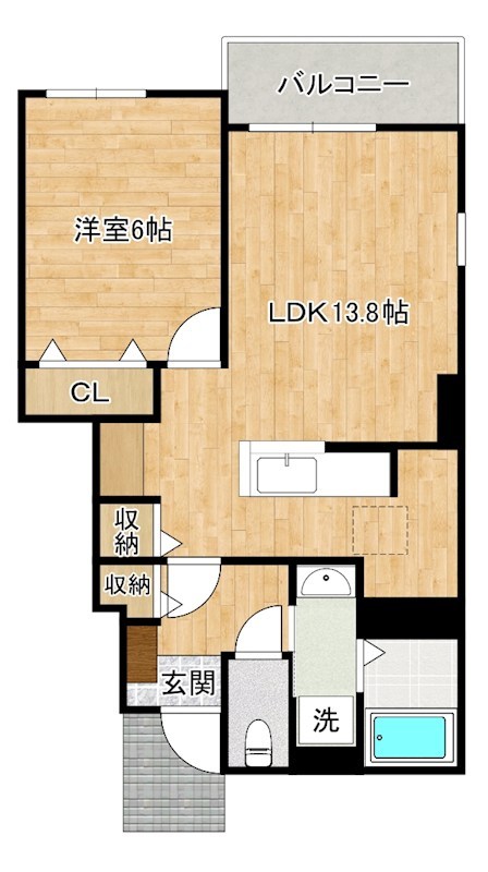 ジュエアンボワⅠ 103号室 間取り