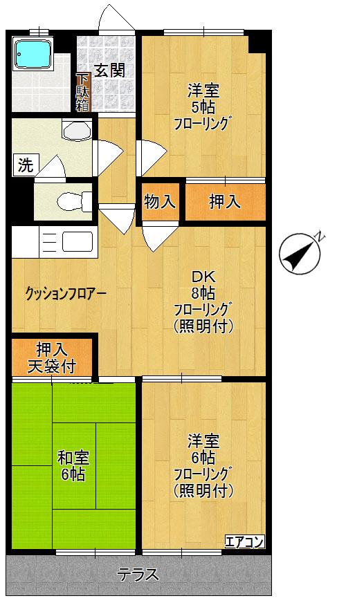 センチュリーイケダ 間取り図