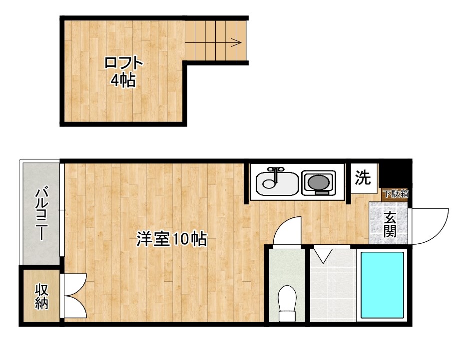 アップルハウス葉山　 202号室 間取り