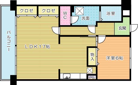 くさみ一木ビル 605号室 間取り