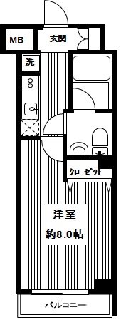 ベルグレードＯＺ 0102号室 間取り