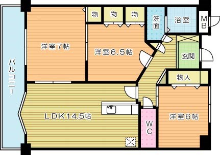 レイブリック若園 302号室 間取り