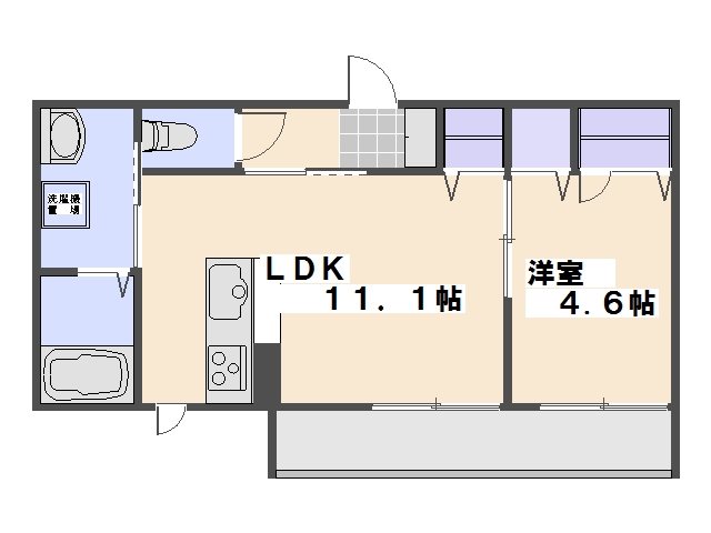 ＷｉｎｇＣｏｕｒｔ　F．Ｒ 間取り図