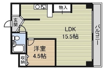 愛知県名古屋市中区新栄１丁目 間取り