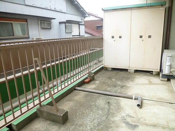 栗山第2マンション ベランダ