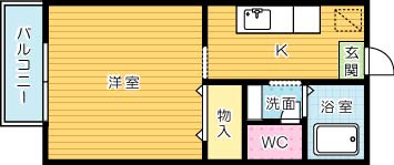 サニーコートＲＥＮ 203号室 間取り