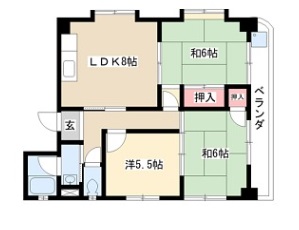 愛知県名古屋市西区南川町 間取り