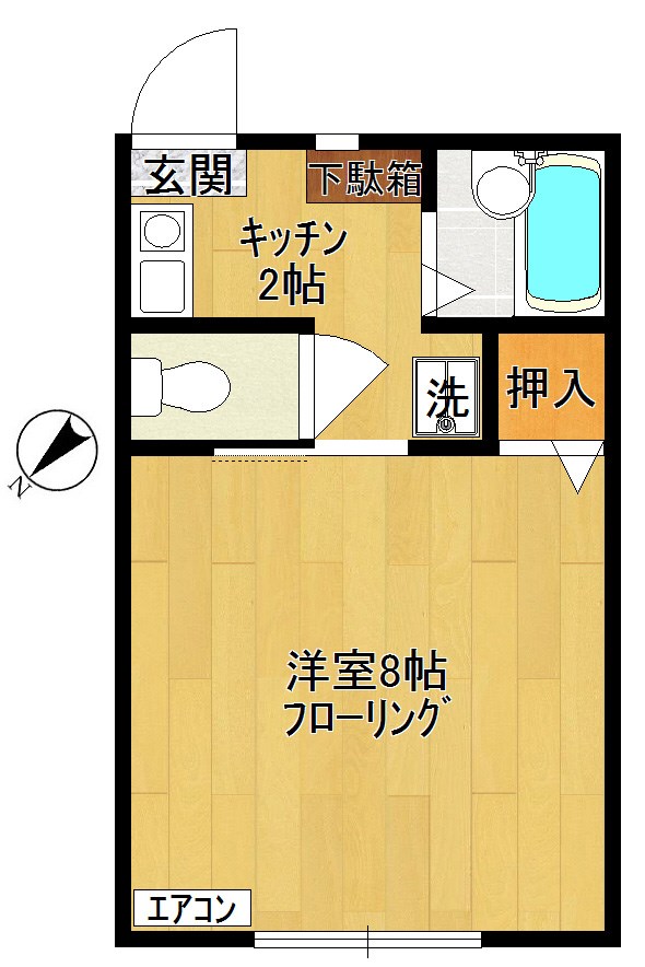 カーサＮ 102号室 間取り