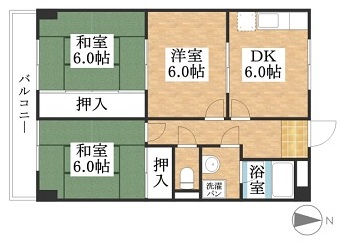 愛知県名古屋市西区砂原町 間取り