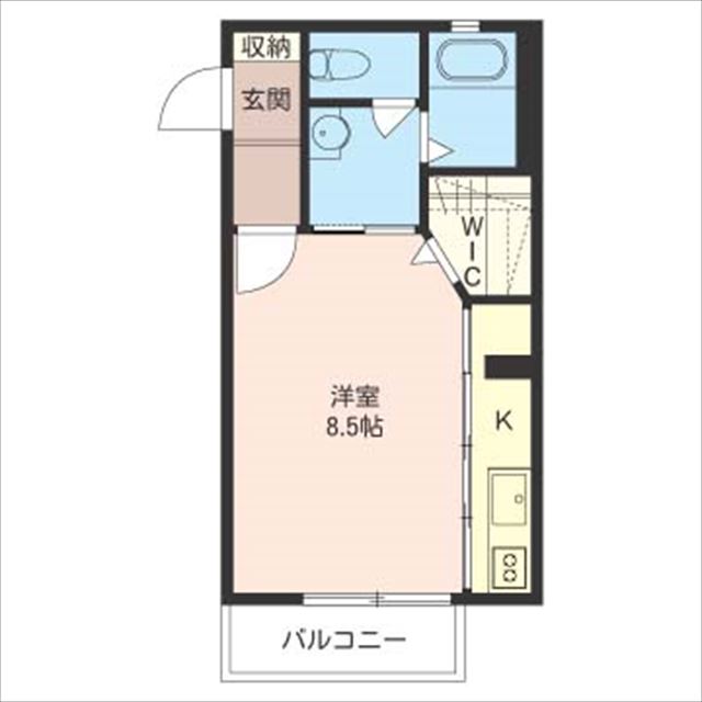 サニーヒルズ X05号室 間取り