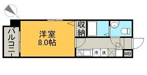 愛知県名古屋市中区新栄２丁目 間取り