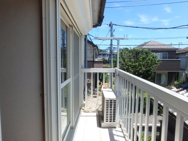キャッスルハイツ ベランダ