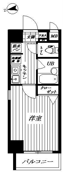 FUTIVAL汐留浜離宮ﾊﾟｰｸｻｲﾄﾞｼﾃｨ 間取り図