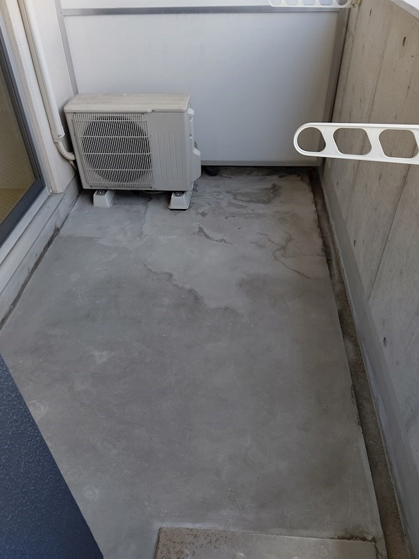 シュライクなかもず ベランダ