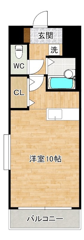 それいゆⅡ　 203号室 間取り