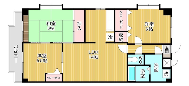 守恒センタービル 間取り図