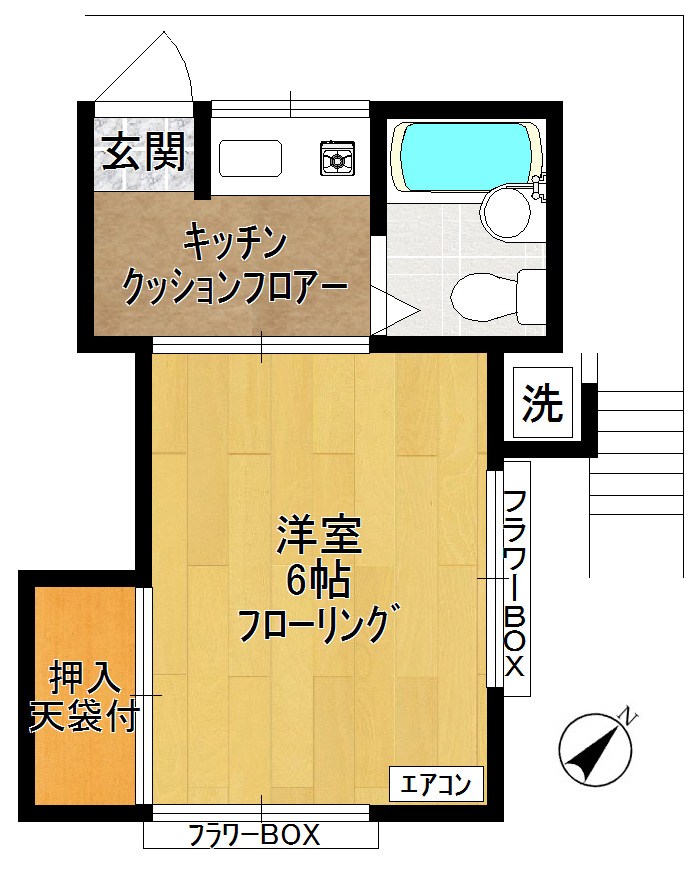ユウエンハイム 間取り図