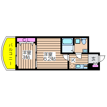 大阪府大阪市中央区南久宝寺町１丁目 間取り