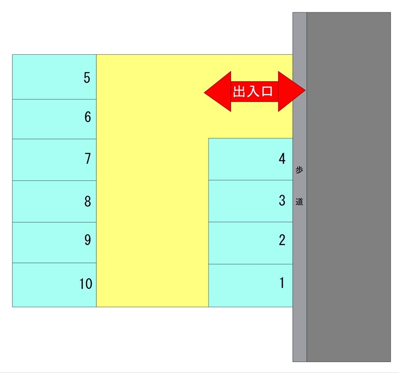 吉安池ノ台月極駐車場 間取り